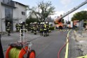 Dachstuhlbrand Koeln Poll Geislarerstr P025